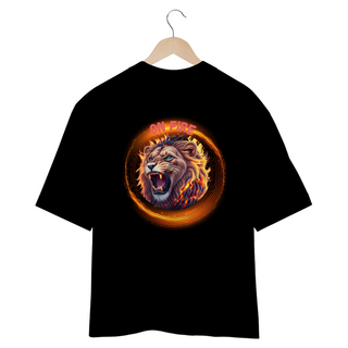 Nome do produtoCAMISETA OVERSIZED COSTAS, LION ON FIRE