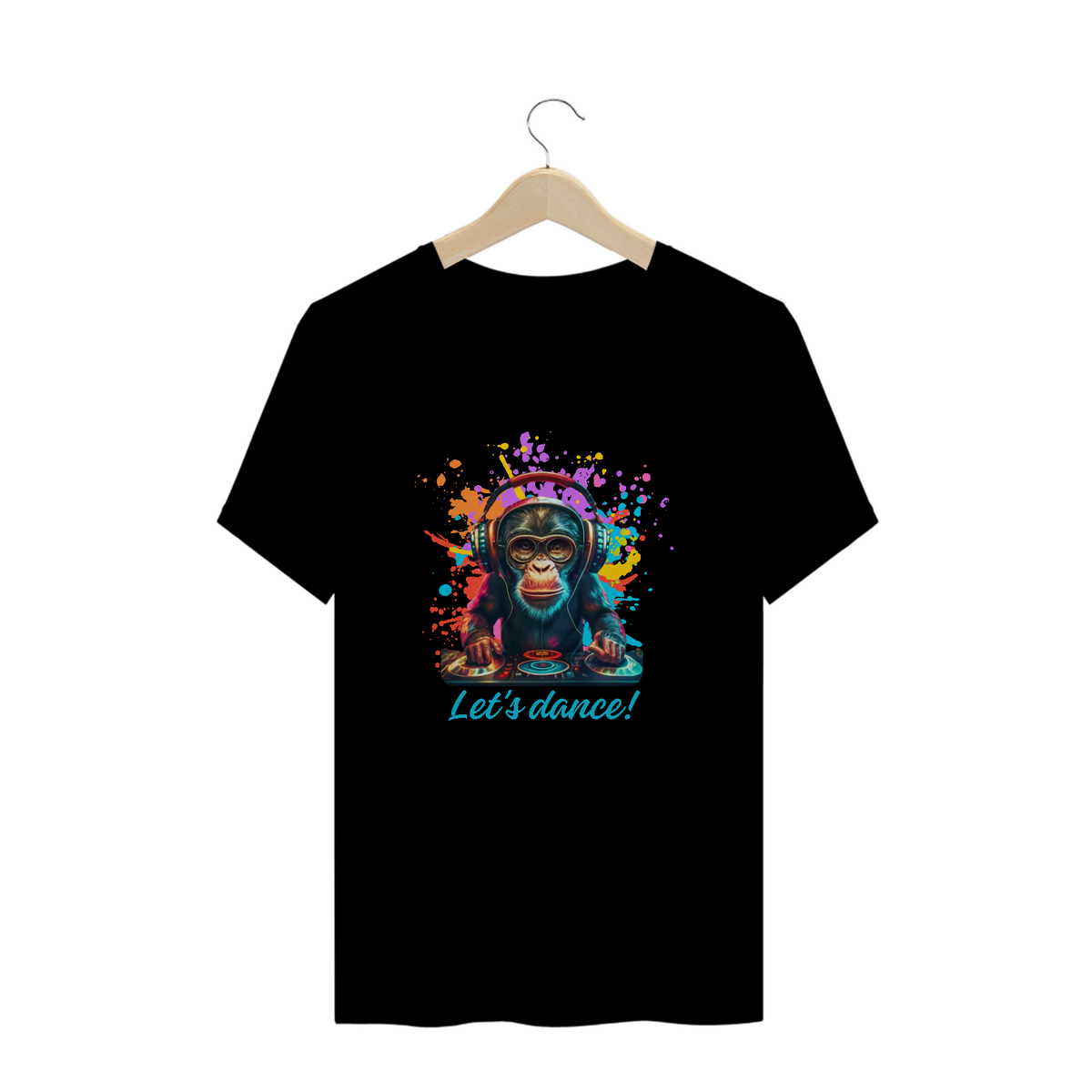 Nome do produto: CAMISETA T-SHIRT PLUS SIZE, LET´S DANCE