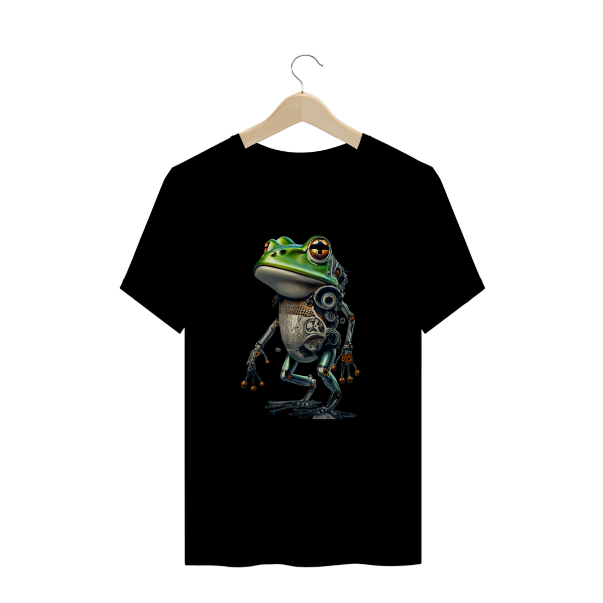 Nome do produto: CAMISETA T-SHIRT PLUS SIZE, FROG ROBOTIC