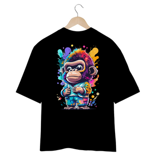 Nome do produtoCAMISETA OVERSIZED, COSTAS MONKEY