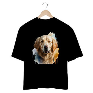 Nome do produtoCAMISETA OVERSIZED, DOG GOLDEN