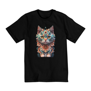 Nome do produtoCAMISETA QUALITY INFANTIL COLORFUL CAT- 2 A 8 ANOS