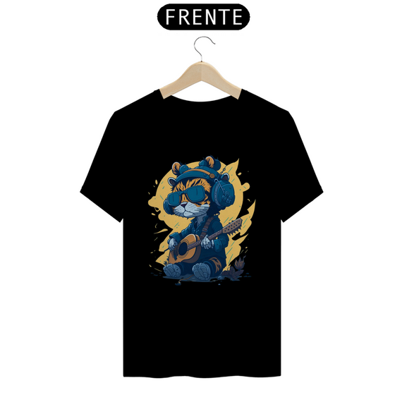 CAMISETA T-SHIRT PRIME, CAT MUSIC