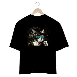 Nome do produtoCAMISETA OVERSIZED, CAT MUSIC