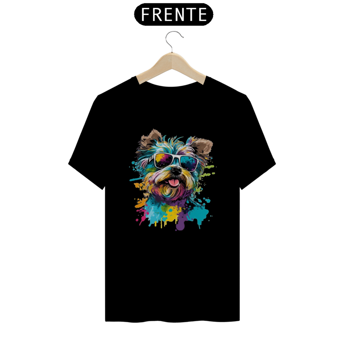 Nome do produto: CAMISETA T-SHIRT PRIME, DOG YORKSHIRE TERRIER