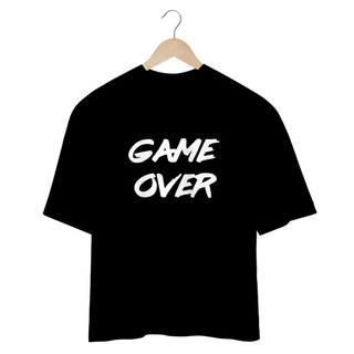 Nome do produtoCAMISETA OVERSIZED, GAME OVER