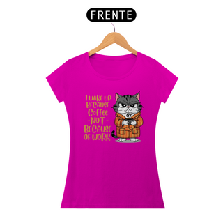 Nome do produtoCAMISETA BABY LONG CLASSIC, CAT COFFEE