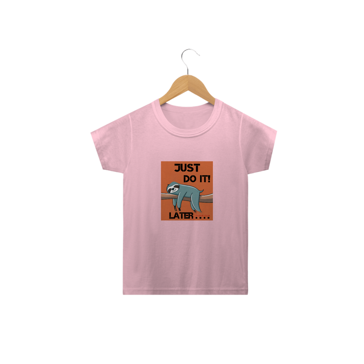 Nome do produto: CAMISETA  CLASSIC INFANTIL, JUST DO IT LATER SONECA-2  A 14 ANOS