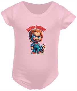 Nome do produtoBODY INFANTIL DOG, FILME VERSÃO FOFINHA CHUCKY BRINCA COMIGO-P M G GG