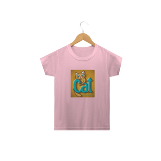 Nome do produtoCAMISETA CLASSIC INFANTIL, CAT LETRAS-2 A 14 ANOS