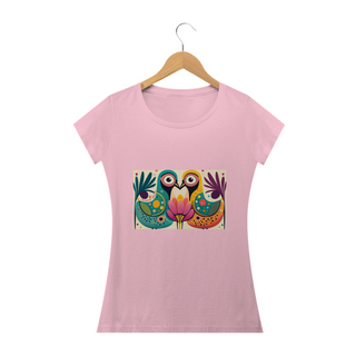 Nome do produtoCAMISERA BABY LONG CLASSIC, COLORFUL BIRDS