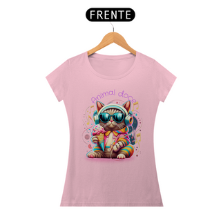 Nome do produtoCAMISETA BABY LONG ALGODÃO PIMA CAT, ANIMAL DOCE