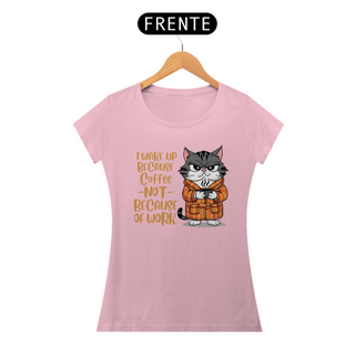 Nome do produtoCAMISETA BABY LONG CLASSIC, CAT COFFEE