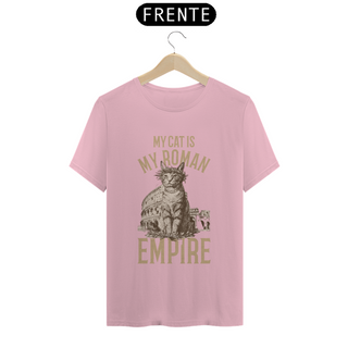 Nome do produtoCAMISETA T-SHIRT PIMA, MY CAT IS MY ROMAN