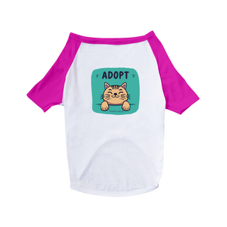 Nome do produtoCAMISA PET DOG, ADOPT CAT