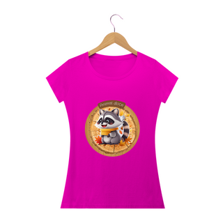 Nome do produtoCAMISETA BABY LONG QUALITY, RACOON