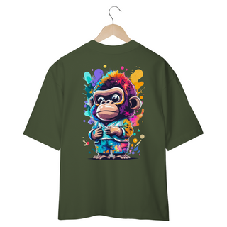 Nome do produtoCAMISETA OVERSIZED, COSTAS MONKEY