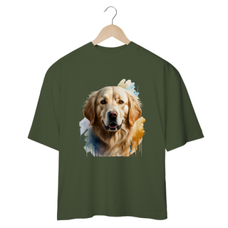 Nome do produtoCAMISETA OVERSIZED, DOG GOLDEN