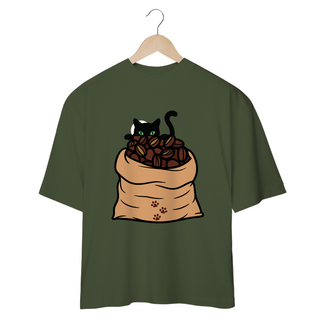 Nome do produtoCAMISETA OVERSIZED, BLACK CAT COFFEE