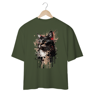 Nome do produtoCAMISETA OVERSIZED, CAT COLOR