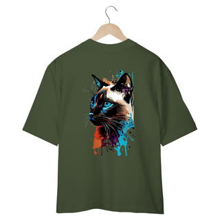 Nome do produtoCAMISETA OVERSIZED COSTAS, CAT COLORFUL