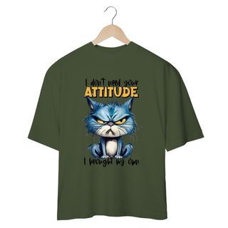 Nome do produtoCAMISETA OVERSIZED, CAT ATTITUDE