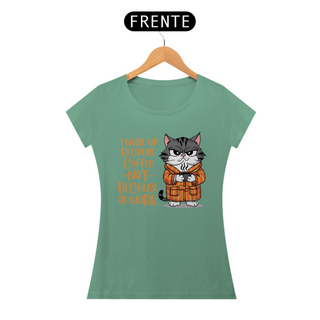 Nome do produtoCAMISETA BABY LONG ESTONADA, CAT COFFEE