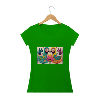 Nome do produtoCAMISERA BABY LONG CLASSIC, COLORFUL BIRDS