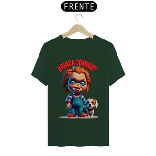 Nome do produtoCAMISETA T-SHIRT CLASSIC DOG, LINHA FILME CHUCKY BRINCA COMIGO