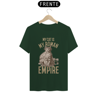 Nome do produtoCAMISETA T-SHIRT PIMA, MY CAT IS MY ROMAN