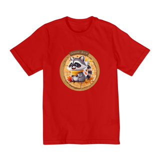 Nome do produtoCAMISETA QUALITY INFANTIL, RACOON-10 A 14 ANOS