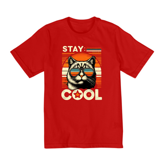 Nome do produtoCAMISETA QUALITY INFANTIL CAT, STAY COOL-10 A 14 ANOS