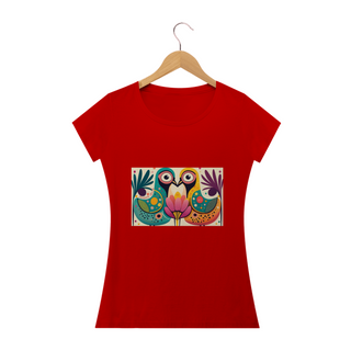 Nome do produtoCAMISERA BABY LONG CLASSIC, COLORFUL BIRDS