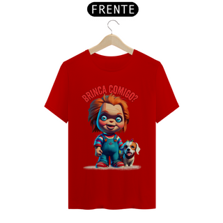 Nome do produtoCAMISETA T-SHIRT CLASSIC DOG, LINHA FILME CHUCKY BRINCA COMIGO