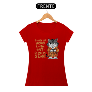 Nome do produtoCAMISETA BABY LONG CLASSIC, CAT COFFEE