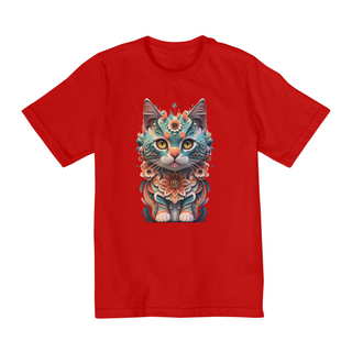 Nome do produtoCAMISETA QUALITY INFANTIL COLORFUL CAT- 10 A 14 ANOS