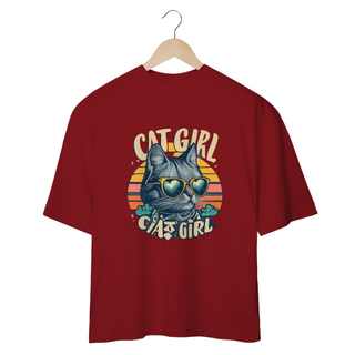 Nome do produtoCAMISETA OVERSIZED, CAT GIRL