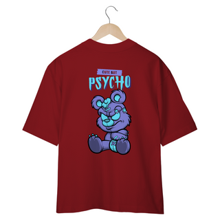 Nome do produtoCAMISETA OVERSIZED COSTAS, URSINHO PSYCHO CUTE BUT