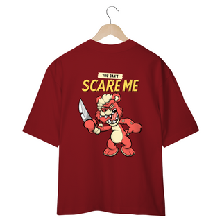 Nome do produtoCAMISETA OVERSIZED COSTAS, URSINHO PYSCHO YOU CAN´T SCARE ME