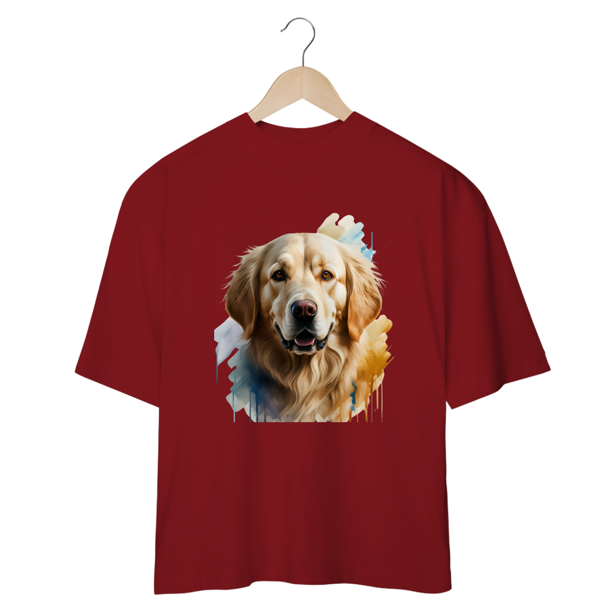 Nome do produto: CAMISETA OVERSIZED, DOG GOLDEN