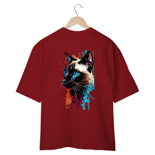 Nome do produtoCAMISETA OVERSIZED COSTAS, CAT COLORFUL