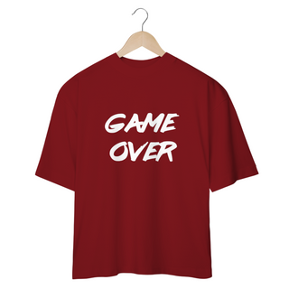 Nome do produtoCAMISETA OVERSIZED, GAME OVER