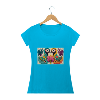 Nome do produtoCAMISERA BABY LONG CLASSIC, COLORFUL BIRDS