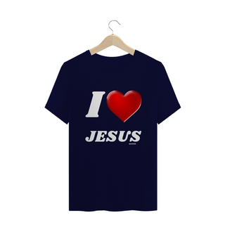 Nome do produtoCristã camiseta plus size i love jesus