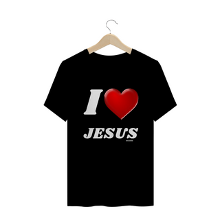 Nome do produtoCristã camiseta plus size i love jesus