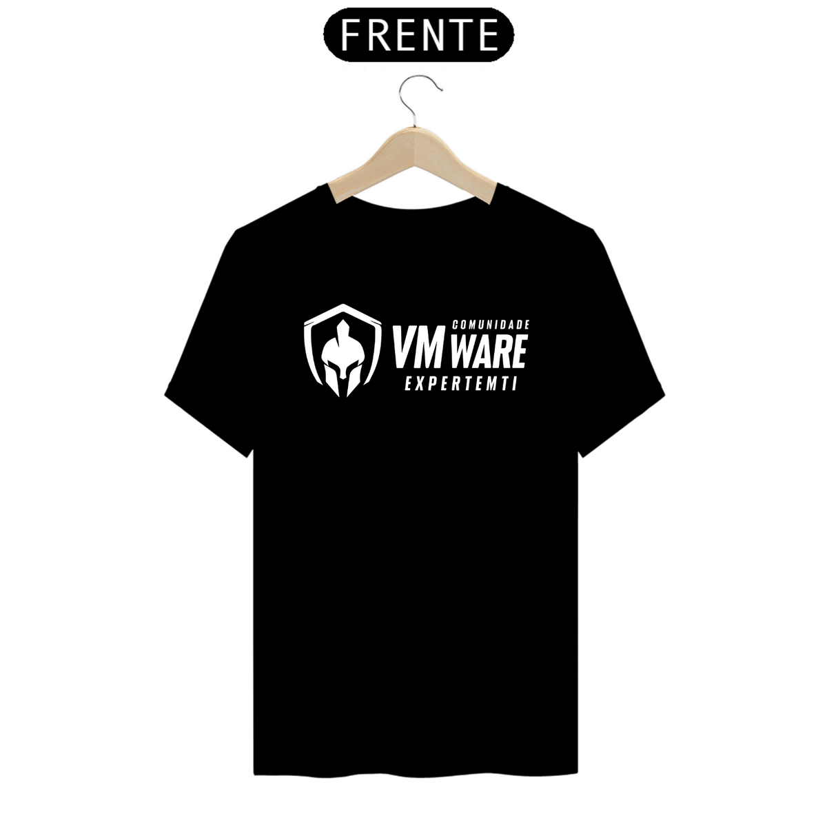 Nome do produto: Camisa Comunidade VMware ExpertemTI Logo B Branco