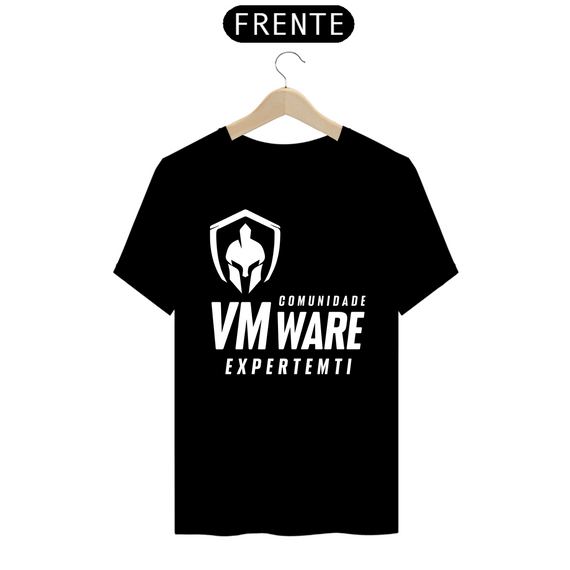 Camisa Comunidade VMware ExpertemTI Logo A Branco
