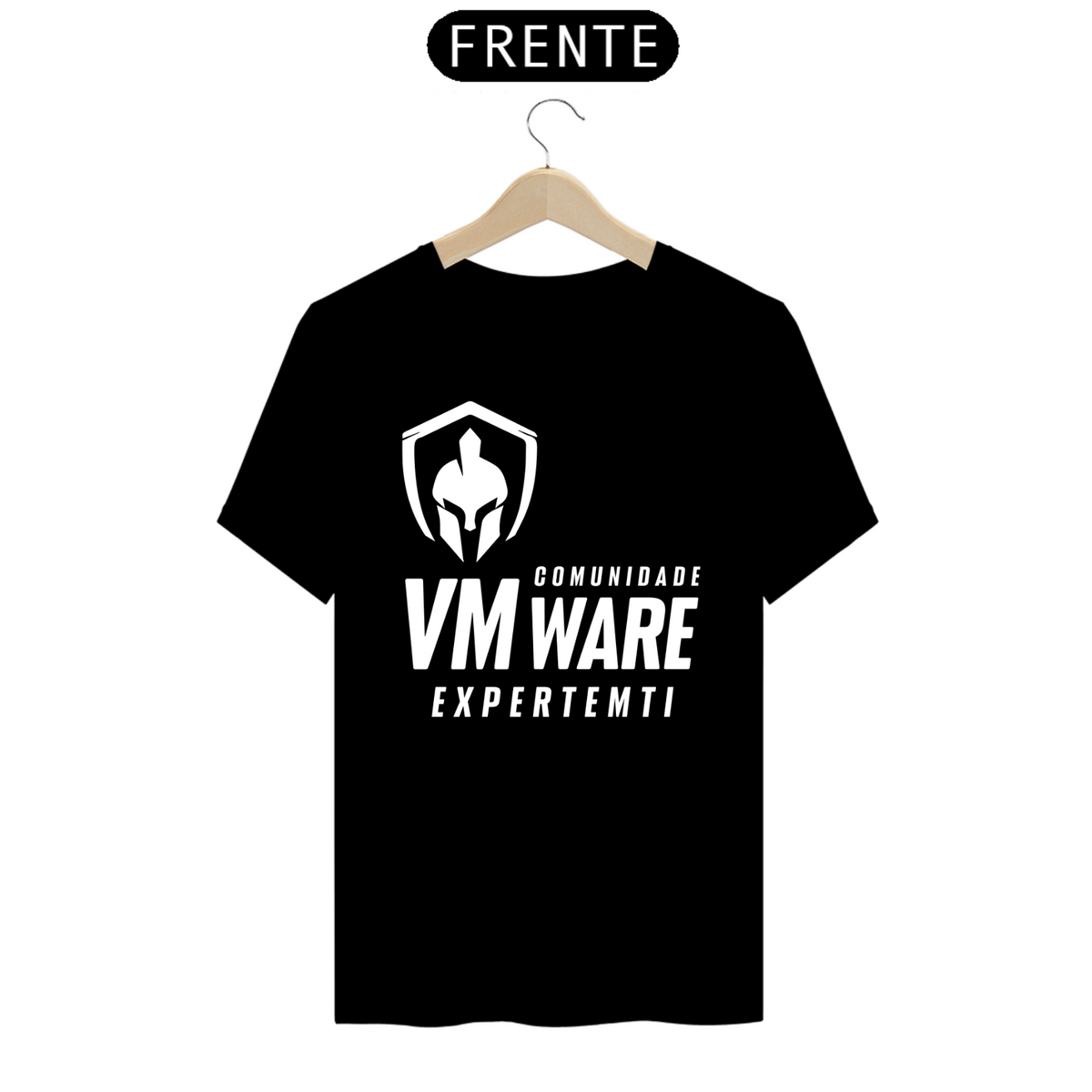 Nome do produto: Camisa Comunidade VMware ExpertemTI Logo A Branco