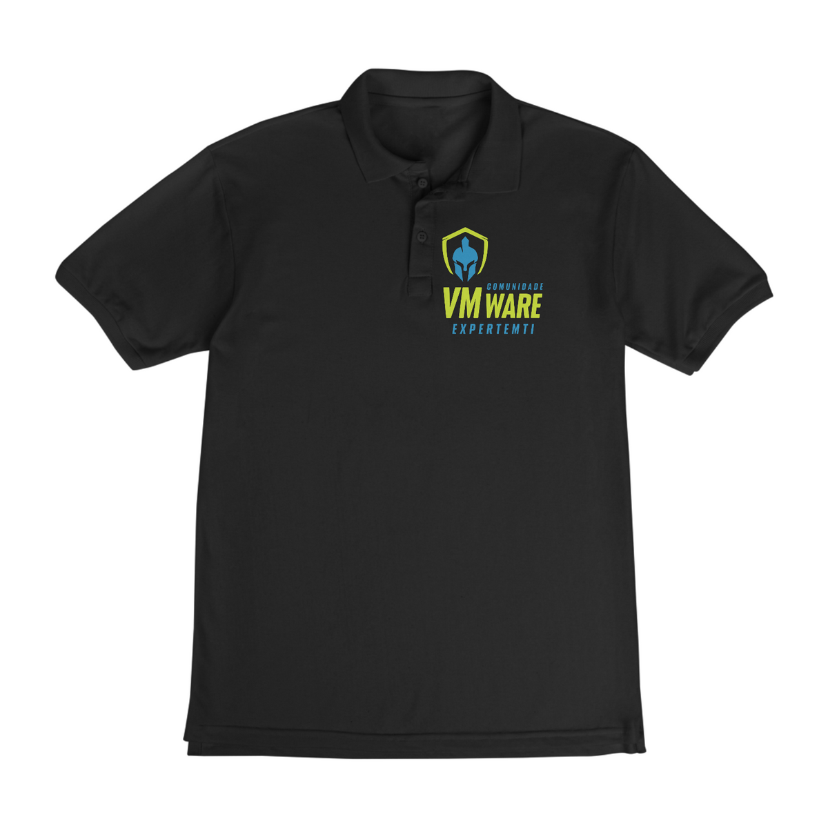 Nome do produto: Polo Comunidade VMware ExpertemTI Logo A Verde