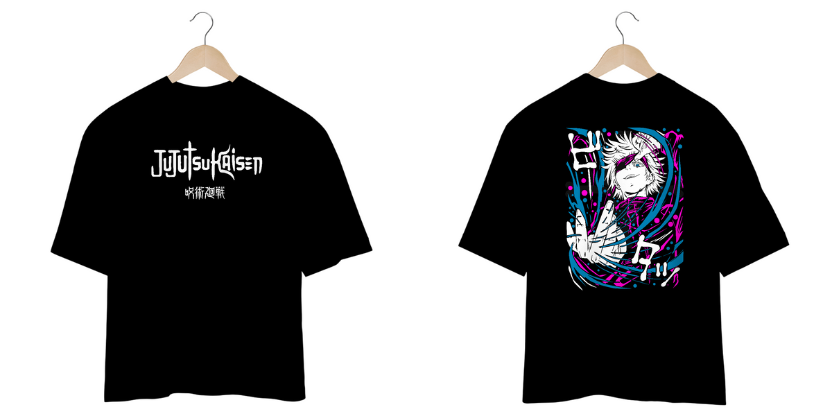 Nome do produto: Camiseta Jujutsu Kaisen - OVERSIZED